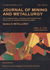 Journal of Mining and Metallurgy Section B-Metallurgy雜志封面